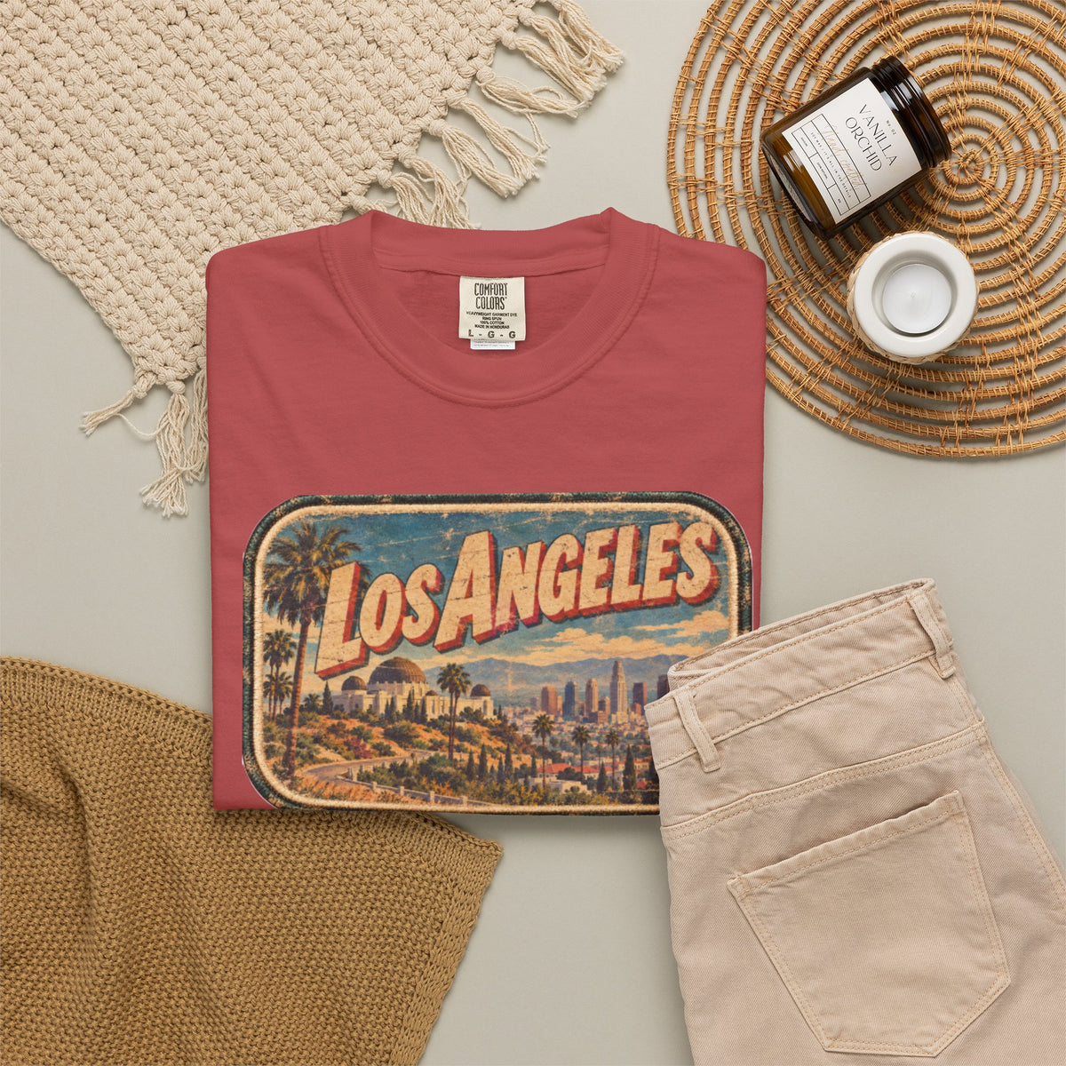 Los Angeles - Unisex Garment-Dyed T-shirt