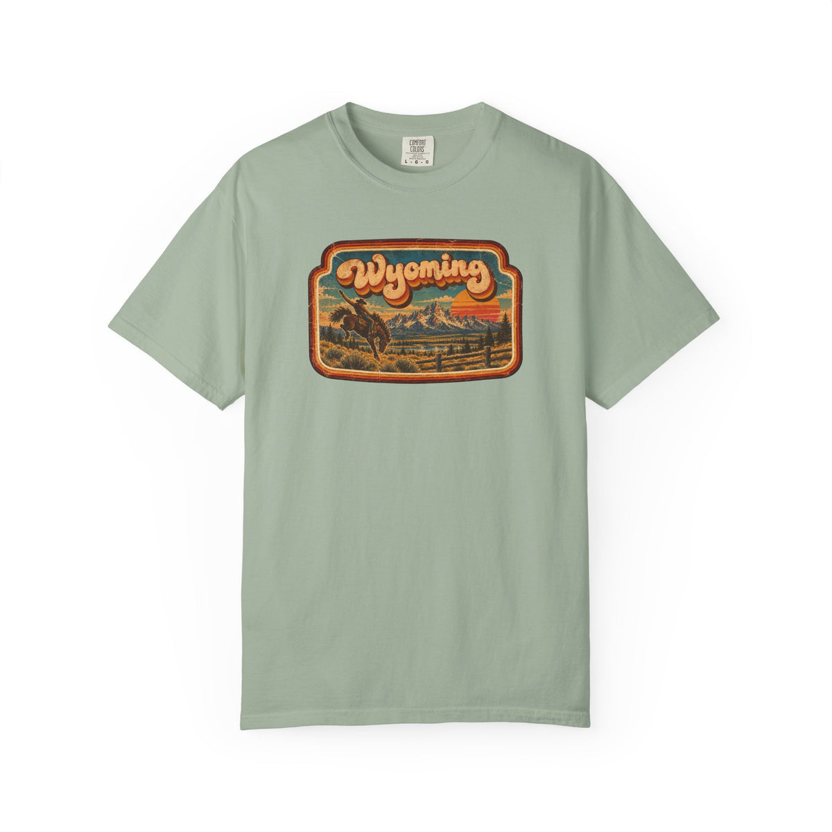 Wyoming - Unisex Garment-Dyed T-shirt