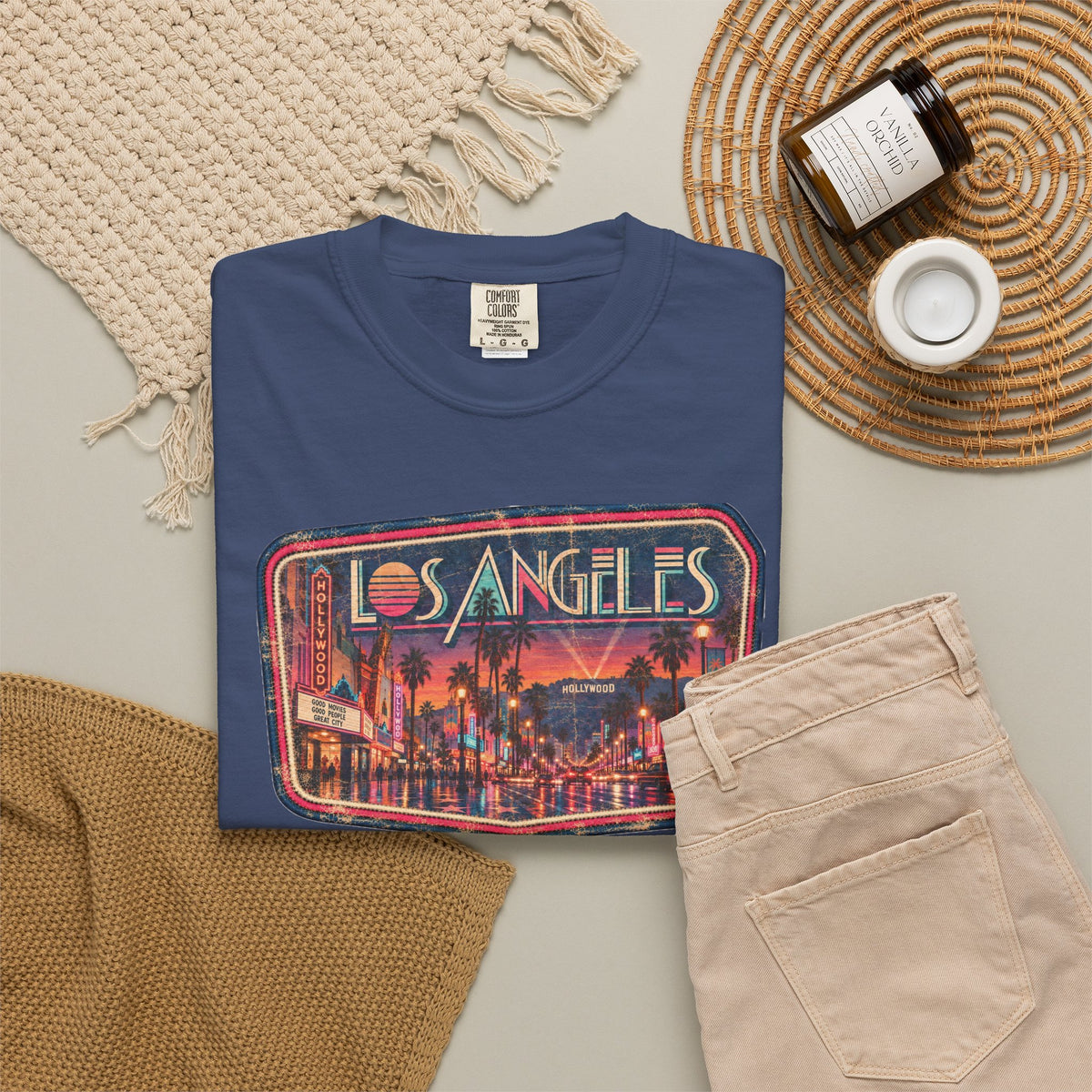 Los Angeles - Unisex Garment-Dyed T-shirt