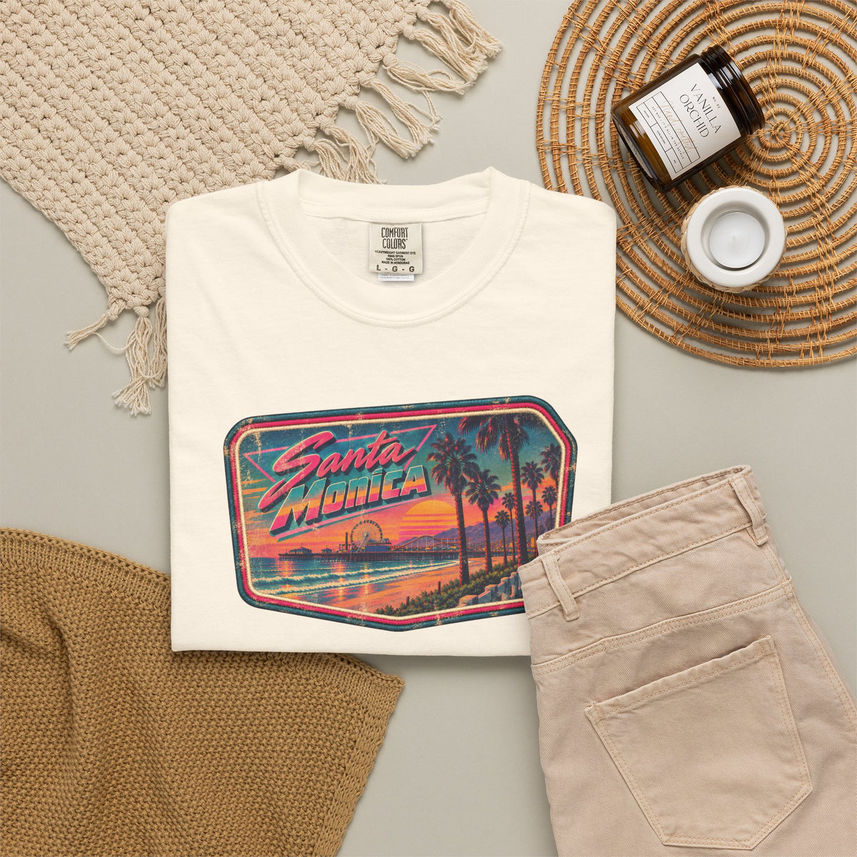 Santa Monica - Unisex Garment-Dyed T-shirt