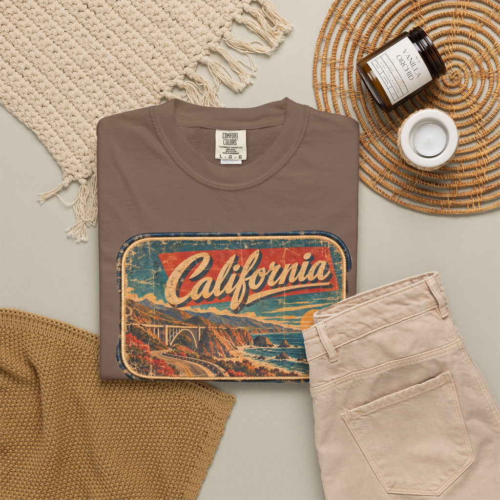 California - Unisex Garment-Dyed T-shirt