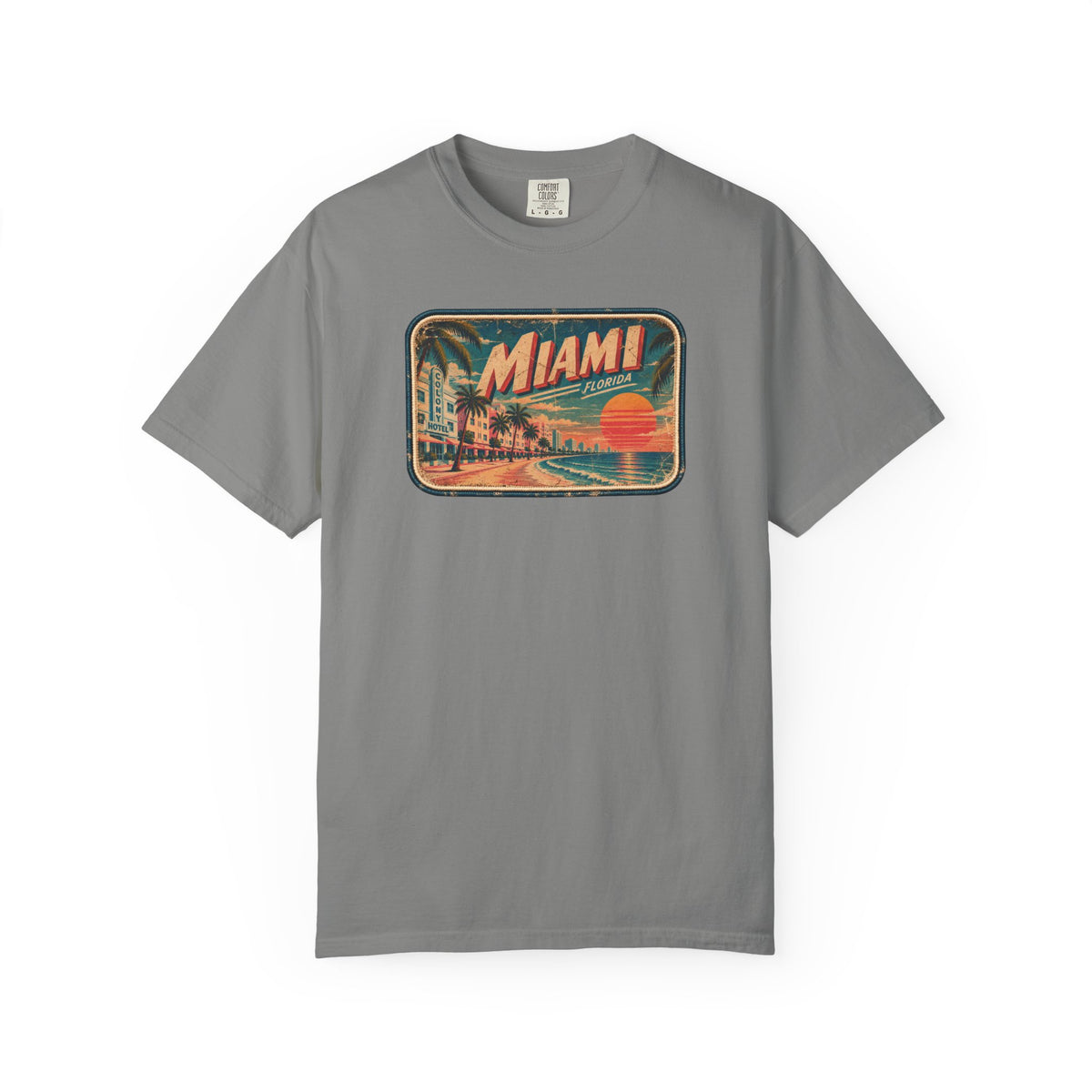 Miami - Unisex Garment-Dyed T-shirt