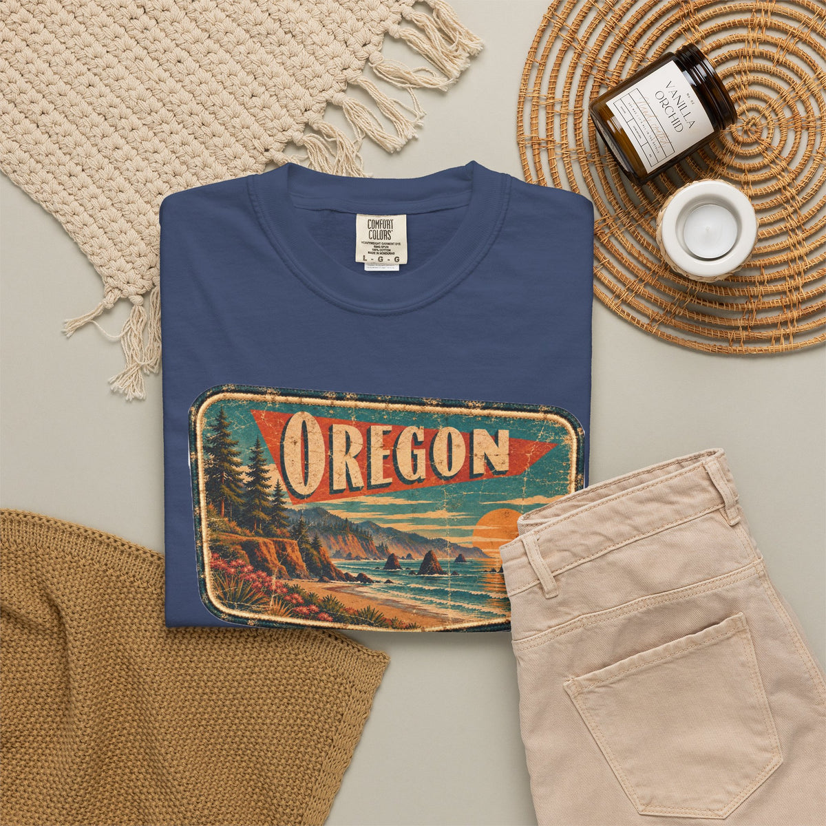 Oregon - Unisex Garment-Dyed T-shirt