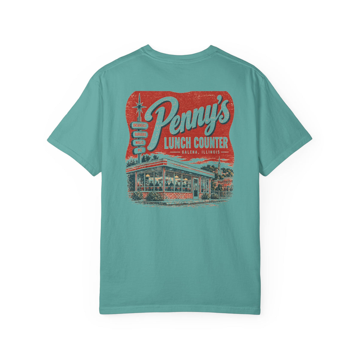 Penny's Lunch Counter - Unisex Garment-Dyed T-shirt