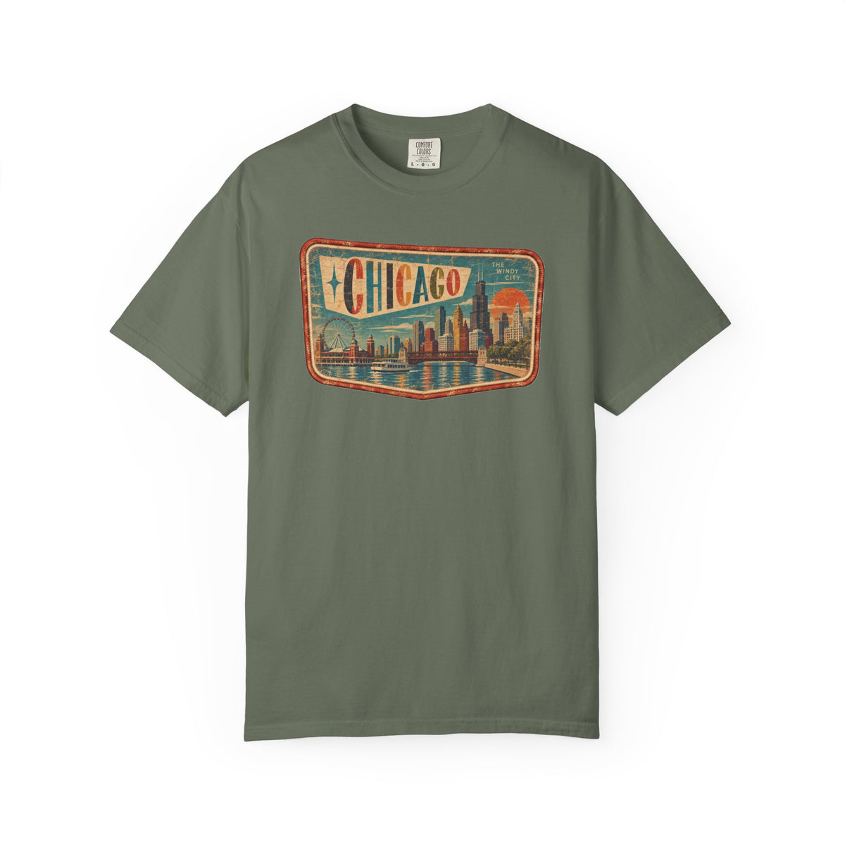 Chicago - Unisex Garment-Dyed T-shirt