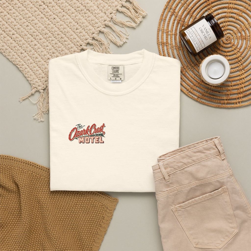 The Ozark Crest Motel - Unisex Garment-Dyed T-shirt