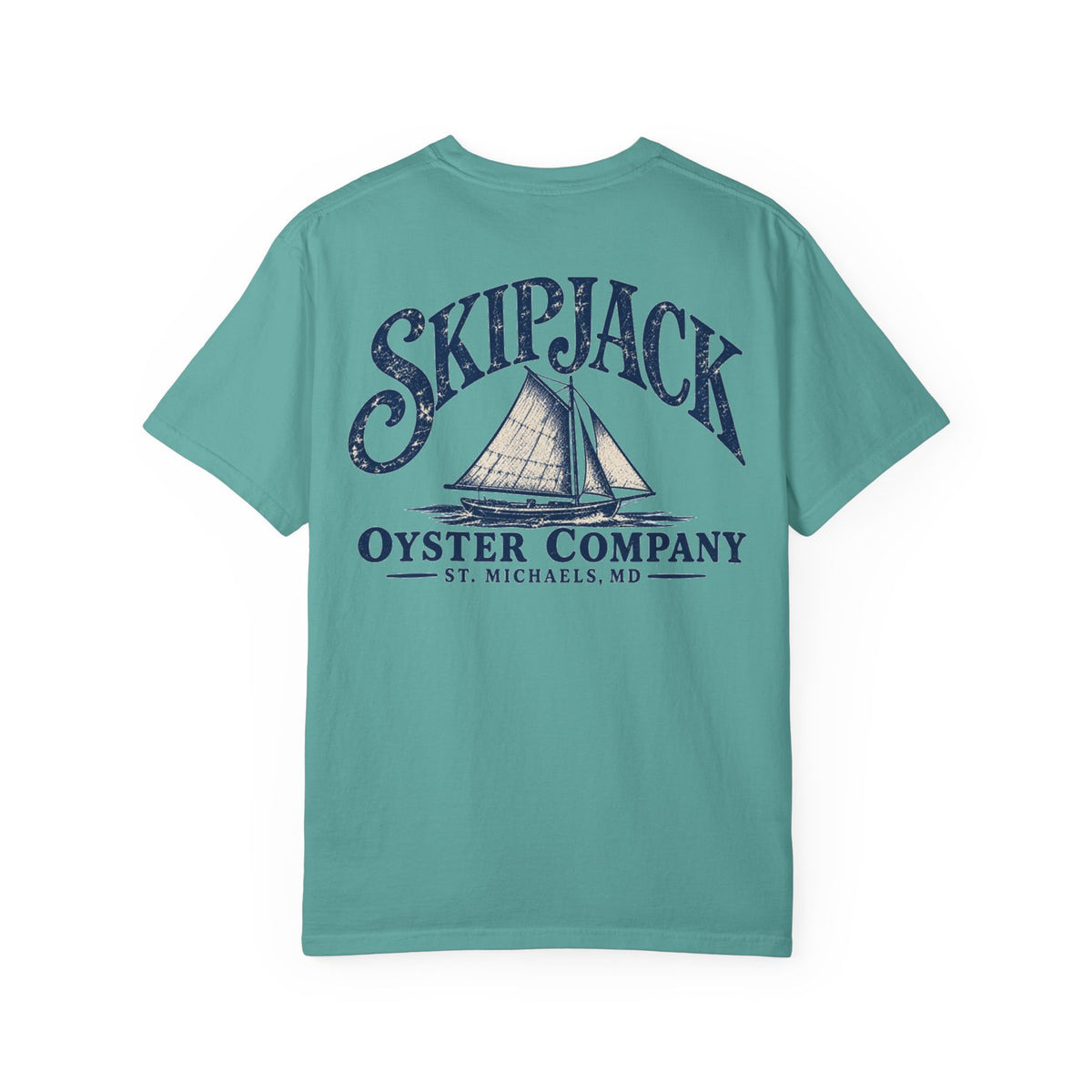 Skipjack Oyster Company - Unisex Garment-Dyed T-shirt