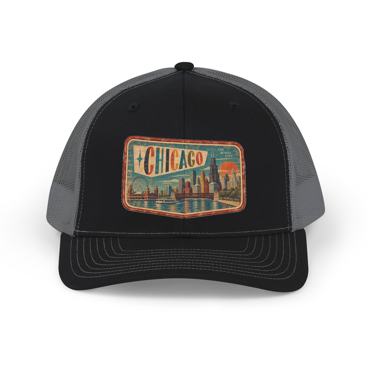 Chicago Windy City Snapback Trucker Cap