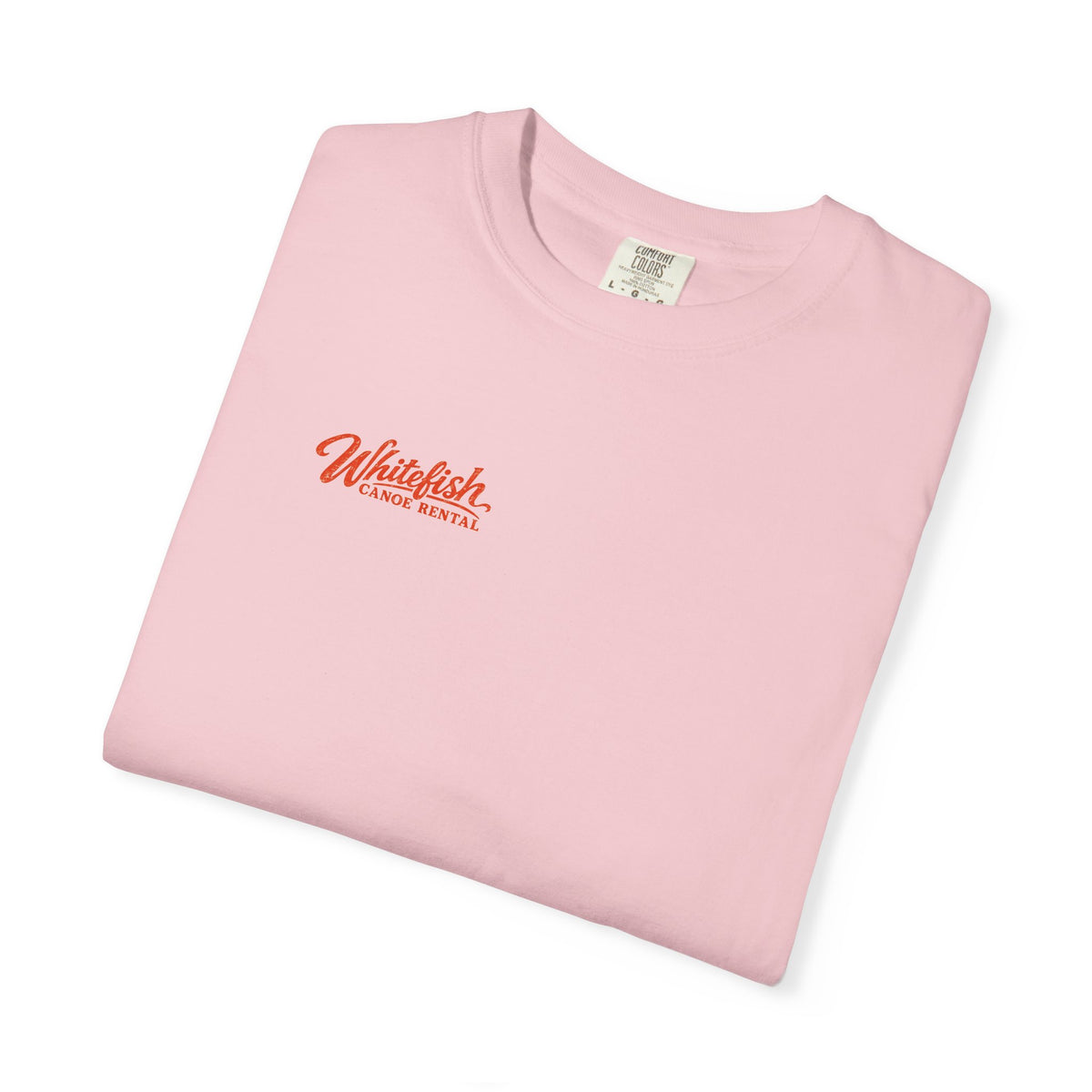 Whitefish Canoe Rental - Unisex Garment-Dyed T-shirt