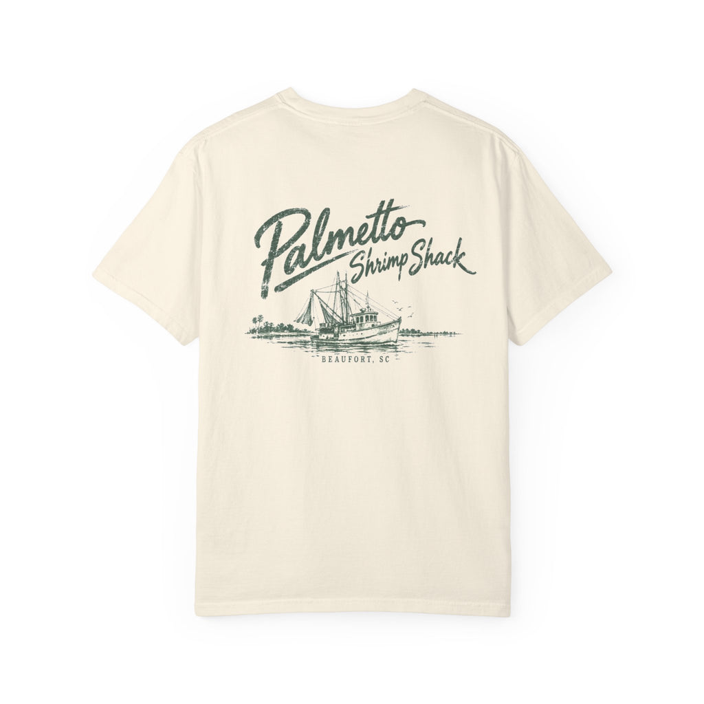 Palmetto Shrimp Shack - Unisex Garment-Dyed T-shirt