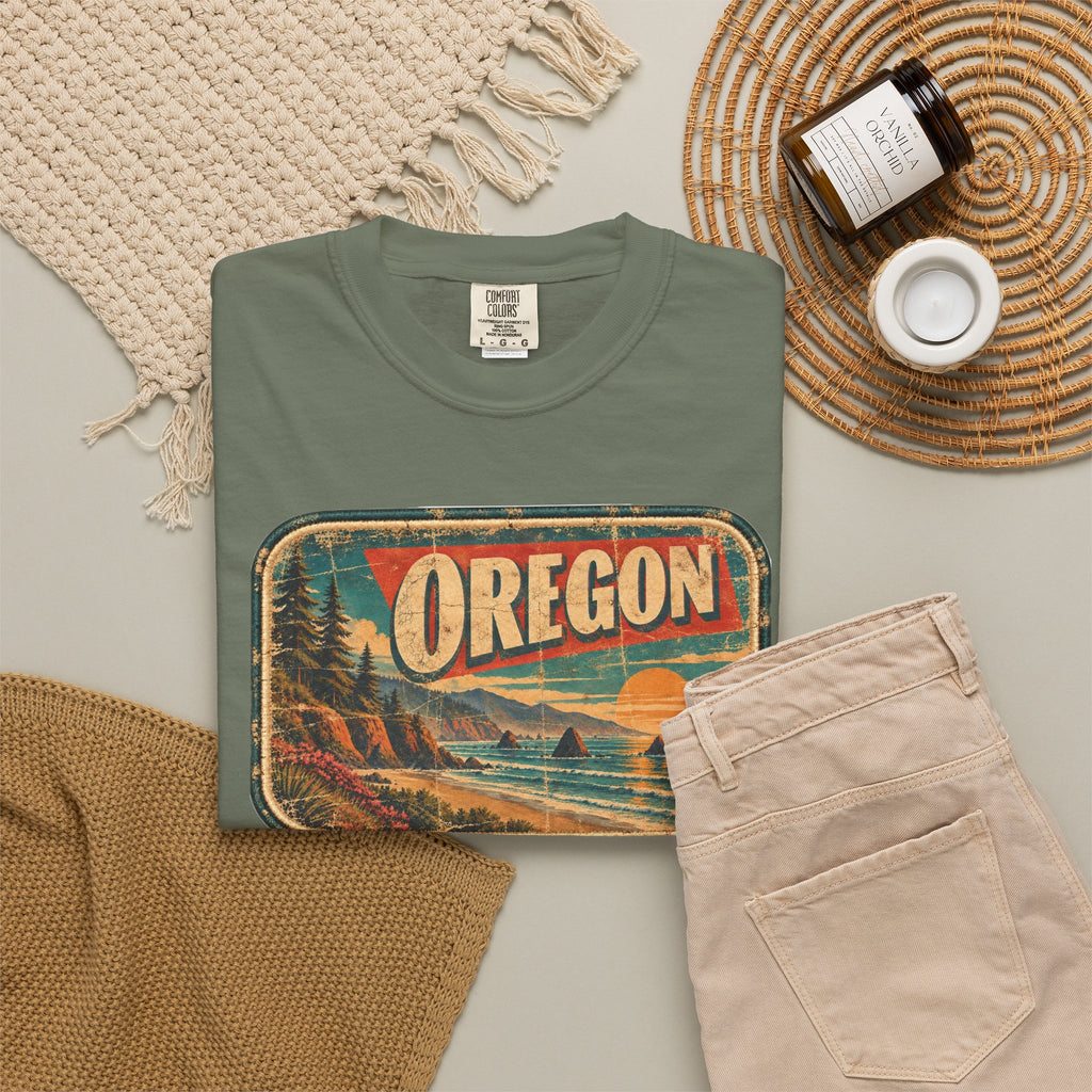 Oregon - Unisex Garment-Dyed T-shirt
