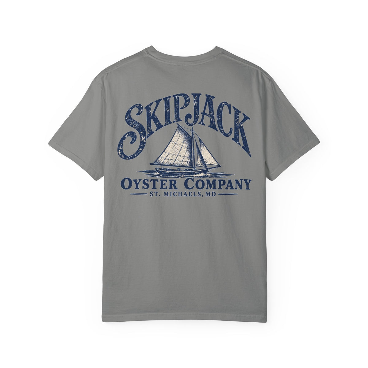 Skipjack Oyster Company - Unisex Garment-Dyed T-shirt