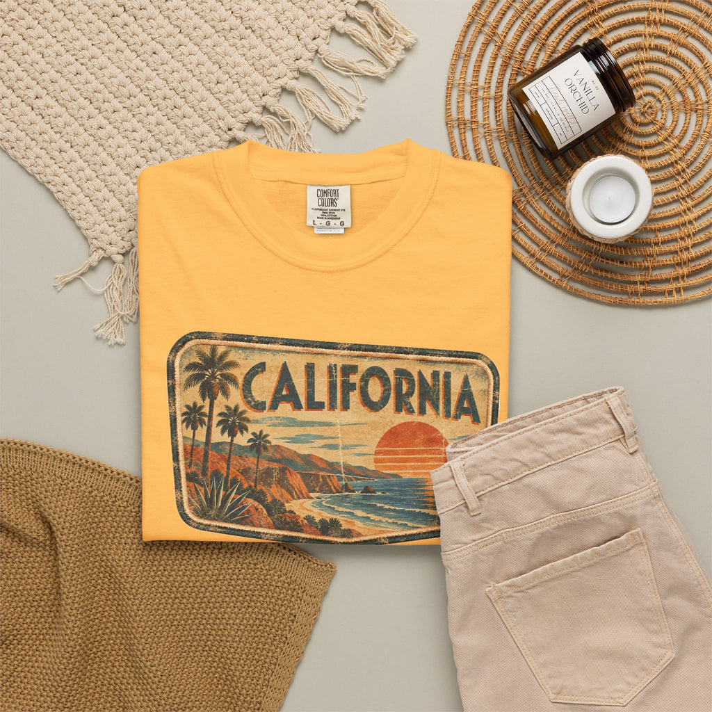 California - Unisex Garment-Dyed T-shirt