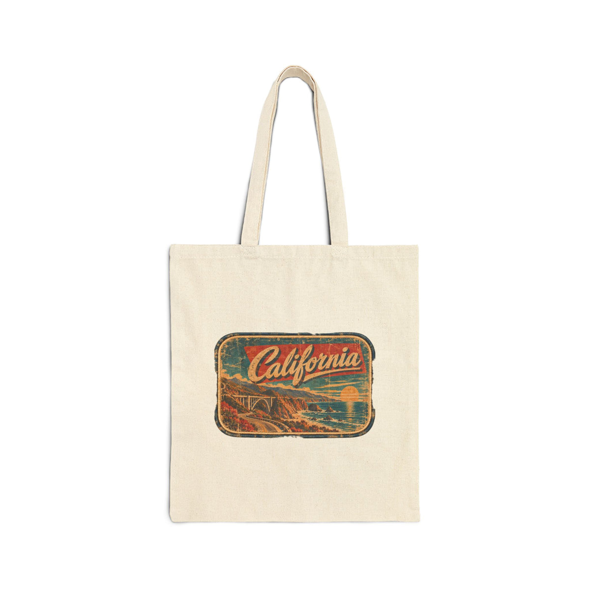 Cotton Canvas Tote Bag - Design 52