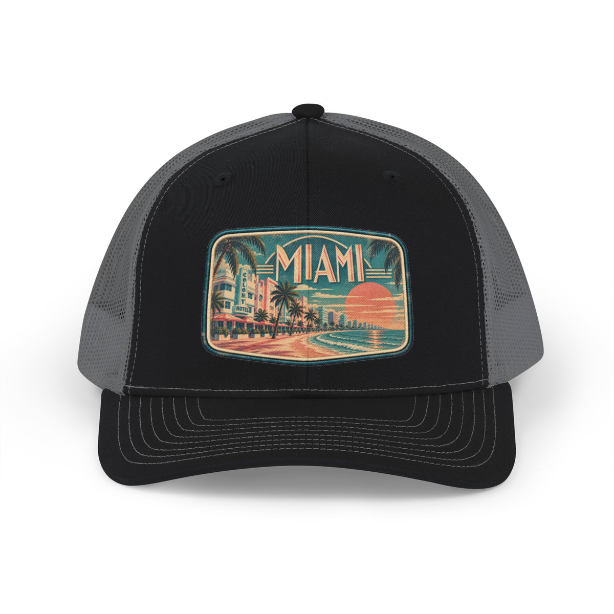 Miami Beach Colony Snapback Trucker Cap