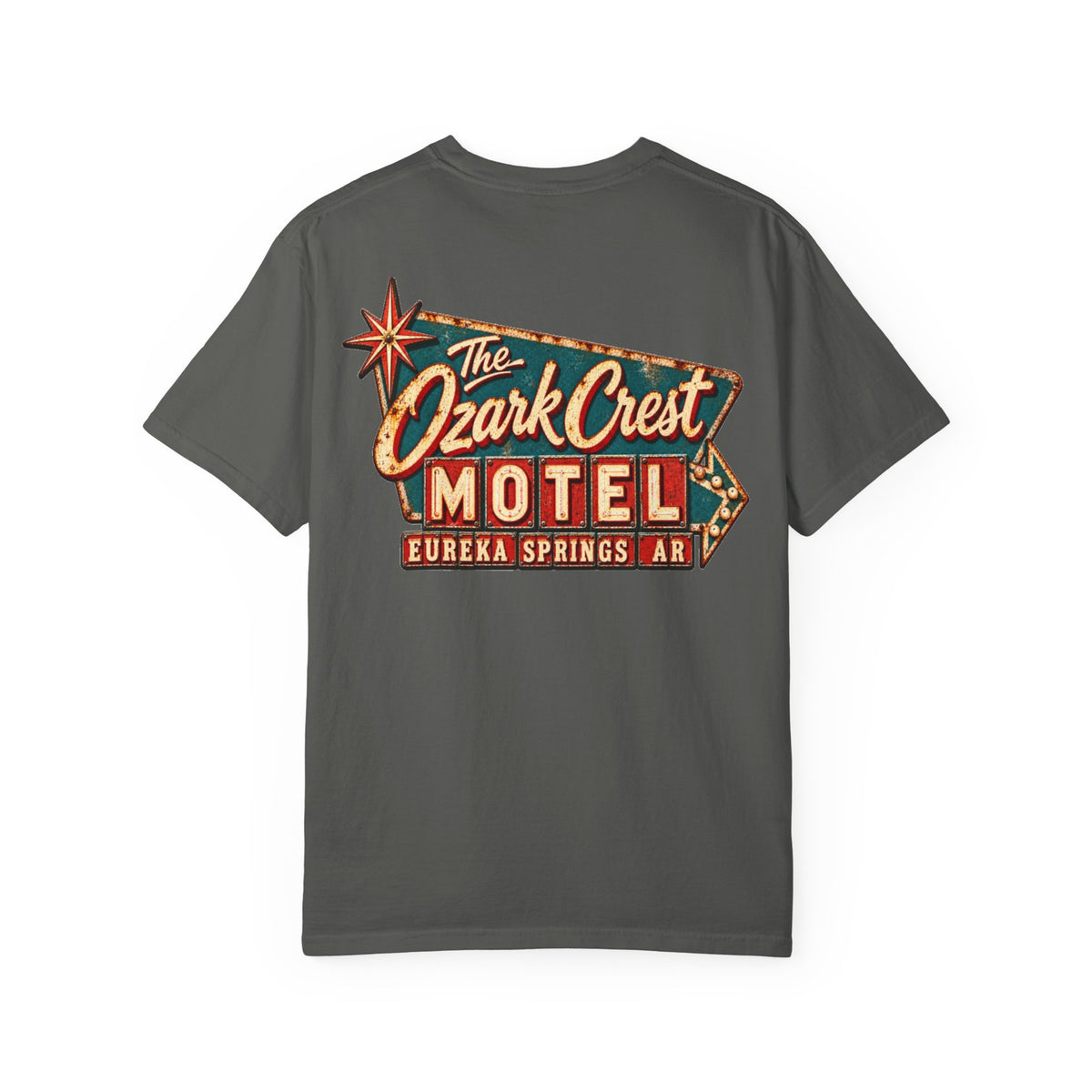 The Ozark Crest Motel - Unisex Garment-Dyed T-shirt