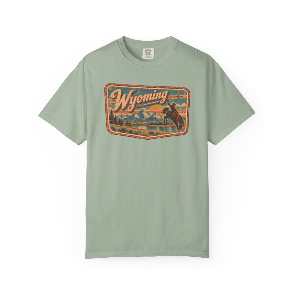 Wyoming - Unisex Garment-Dyed T-shirt