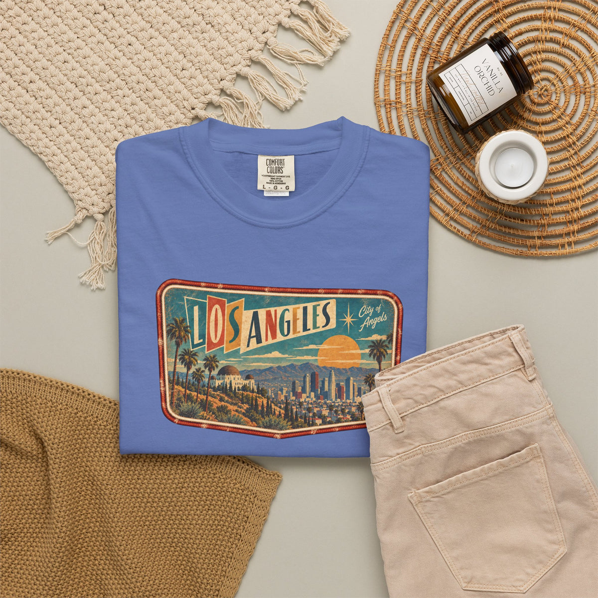 Los Angeles - Unisex Garment-Dyed T-shirt
