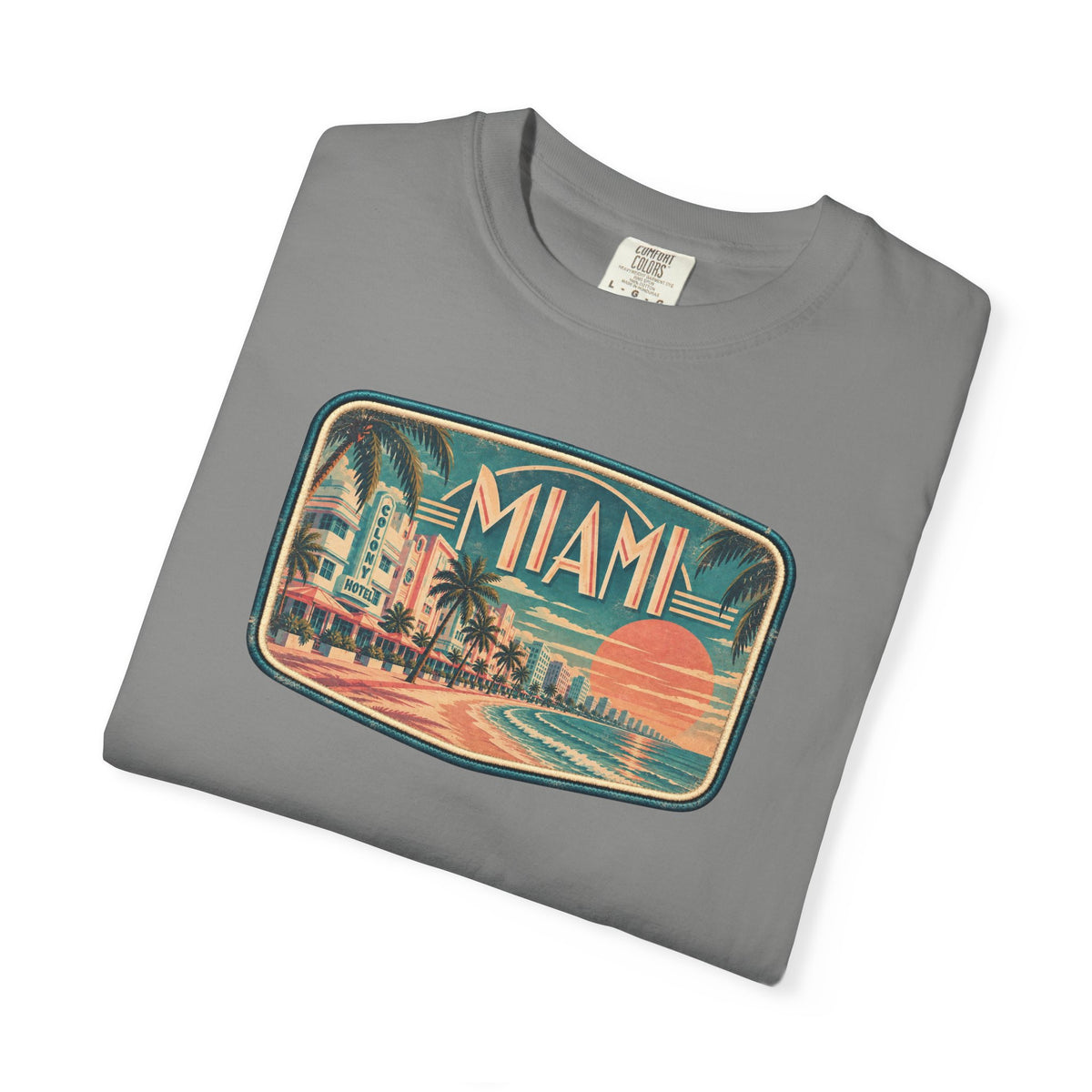 Miami - Unisex Garment-Dyed T-shirt