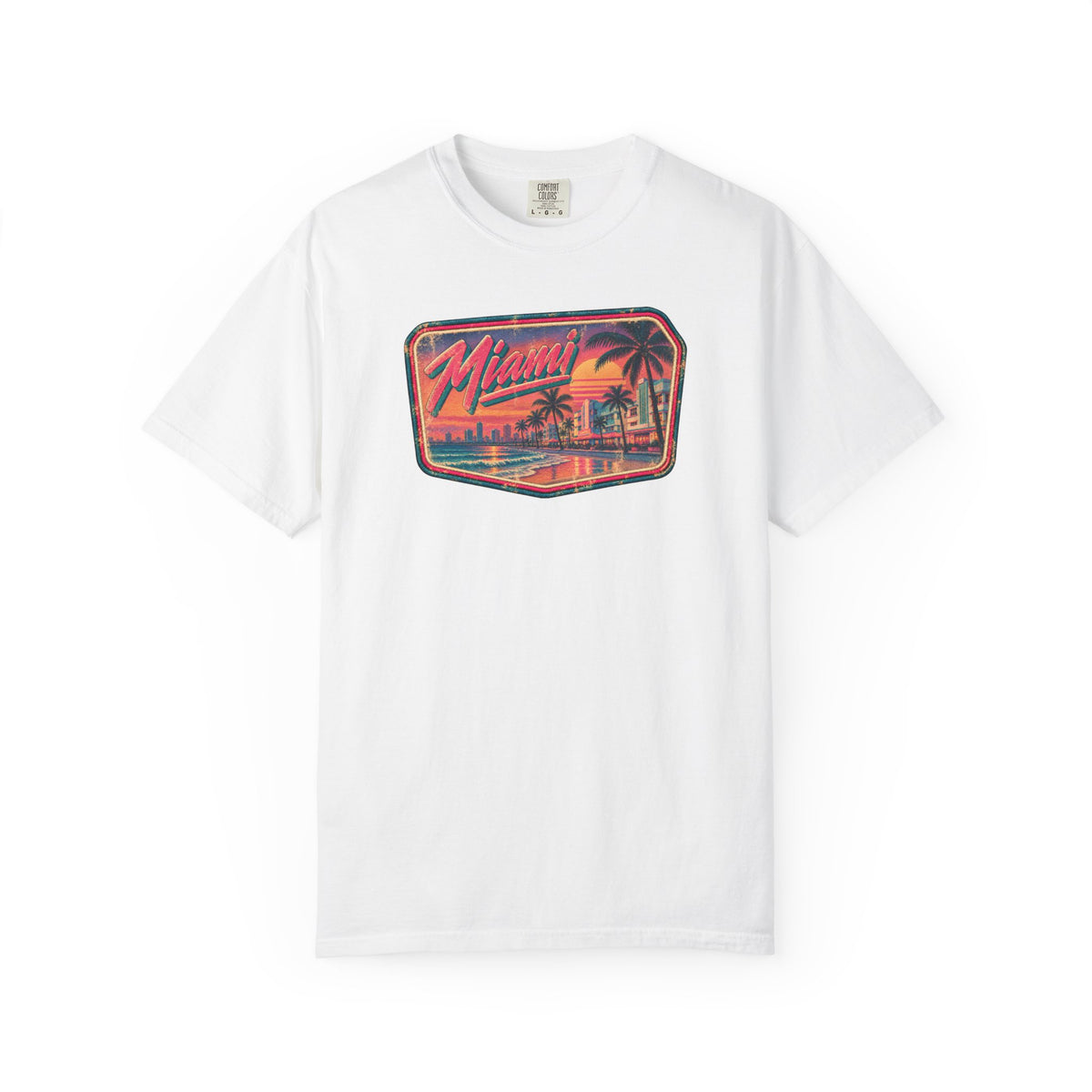 Miami - Unisex Garment-Dyed T-shirt