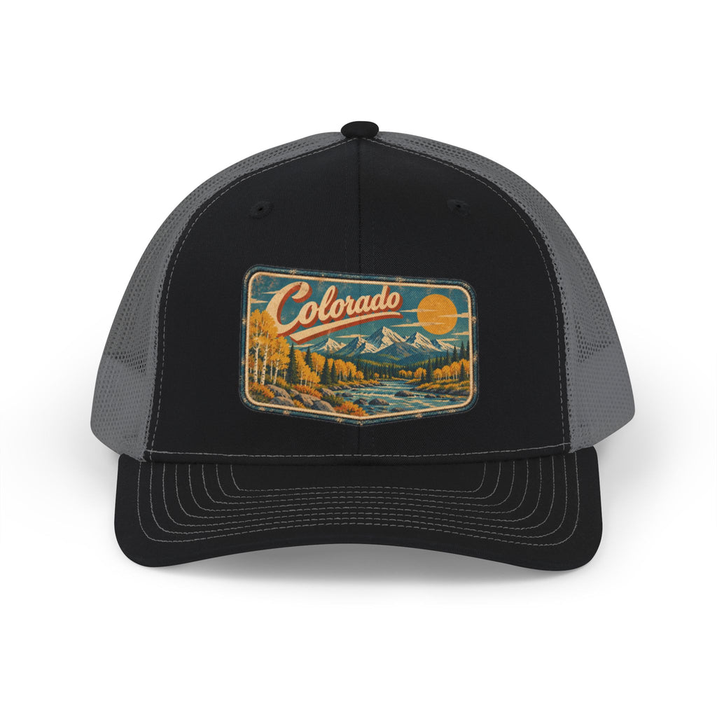 Colorado Mountains Lake Snapback Trucker Cap