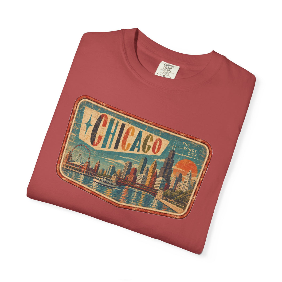 Chicago - Unisex Garment-Dyed T-shirt