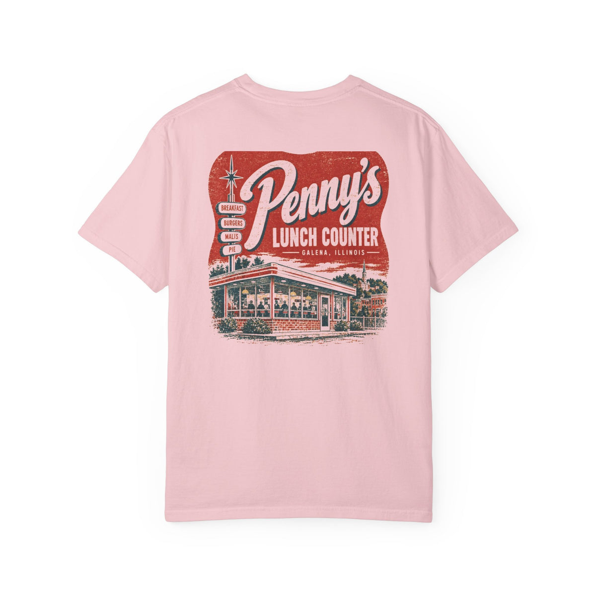 Penny's Lunch Counter - Unisex Garment-Dyed T-shirt