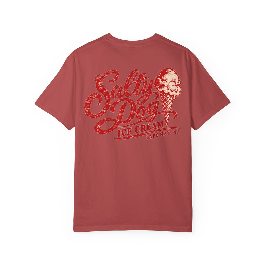 Salty Dog Ice Cream - Unisex Garment-Dyed T-shirt
