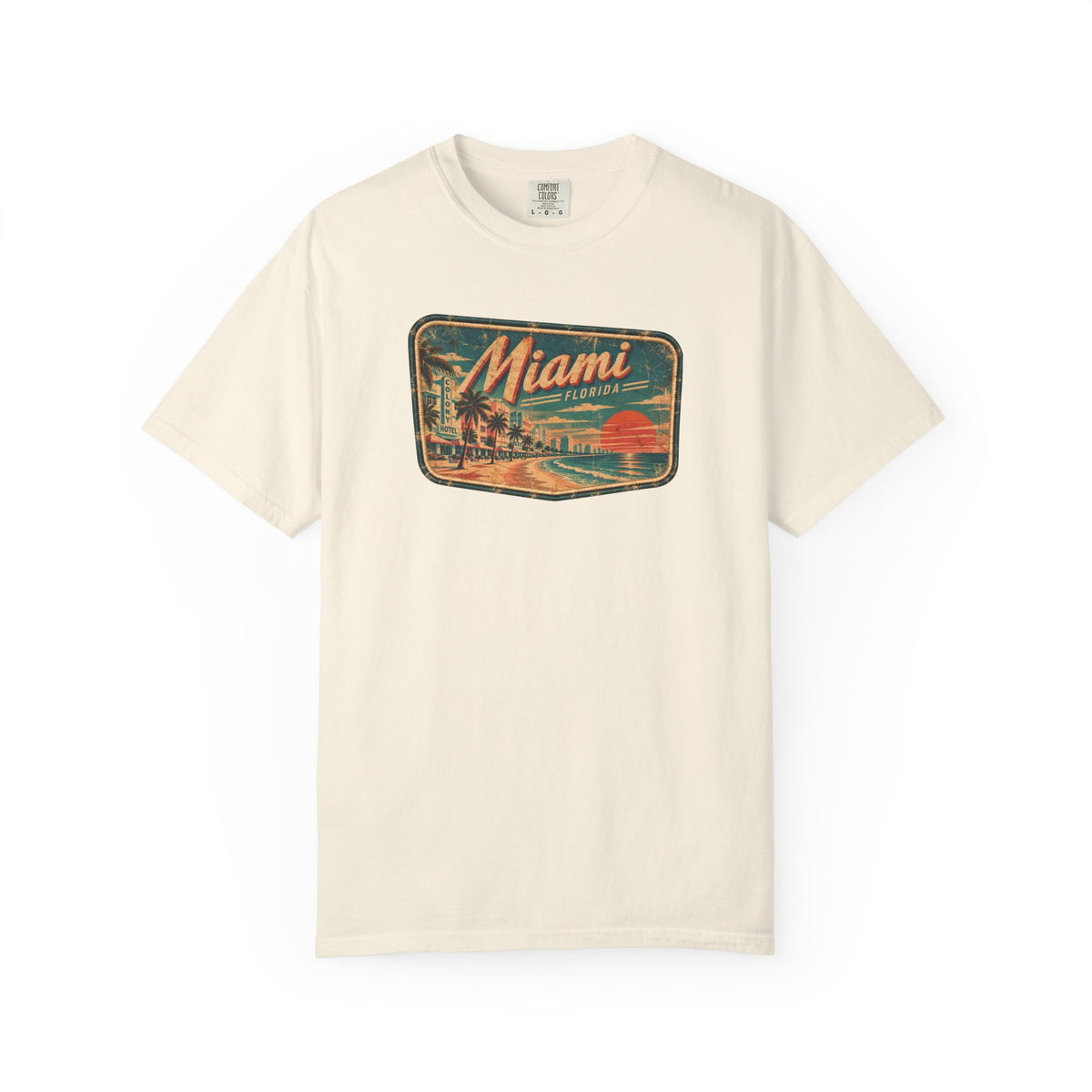 Miami - Unisex Garment-Dyed T-shirt