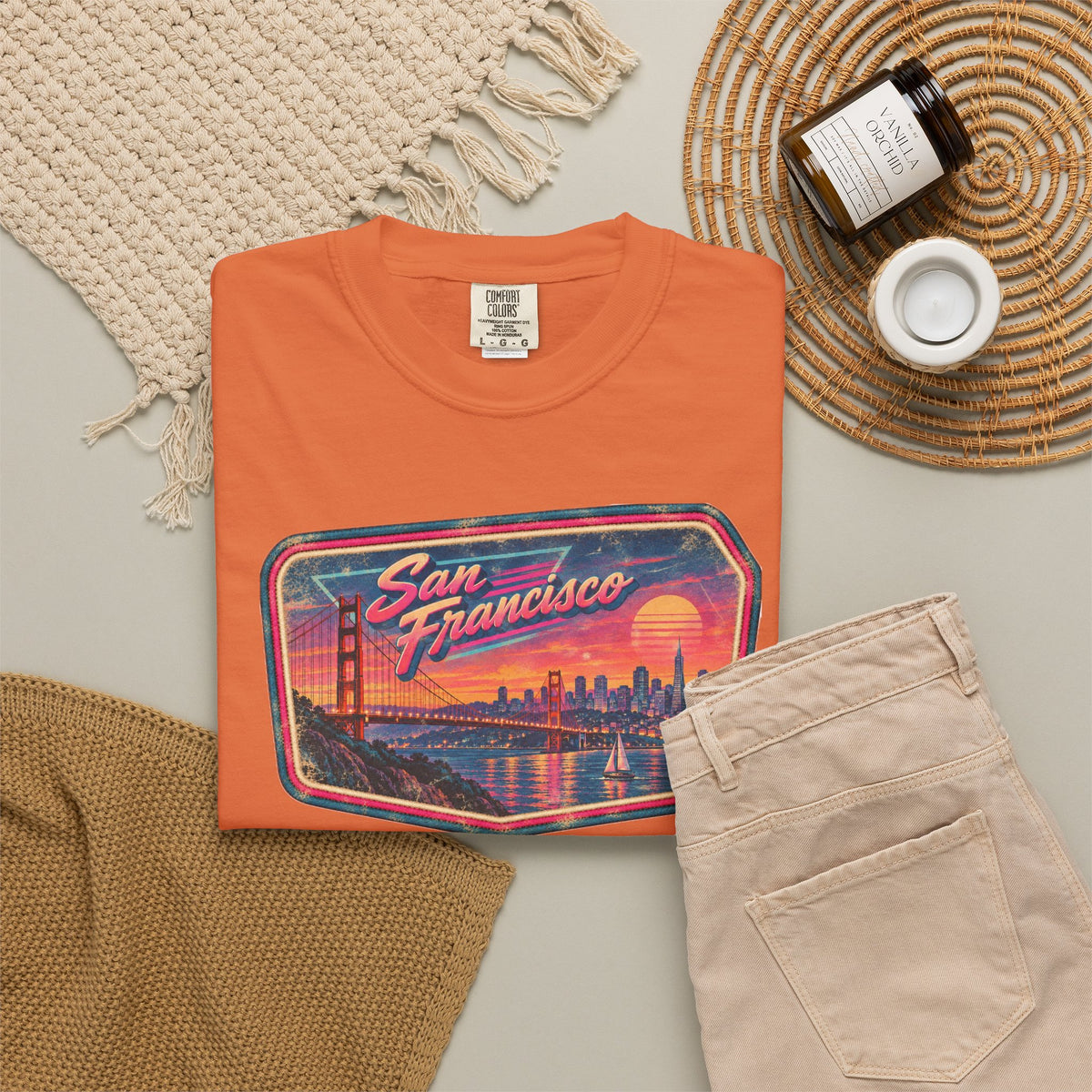 San Francisco - Unisex Garment-Dyed T-shirt