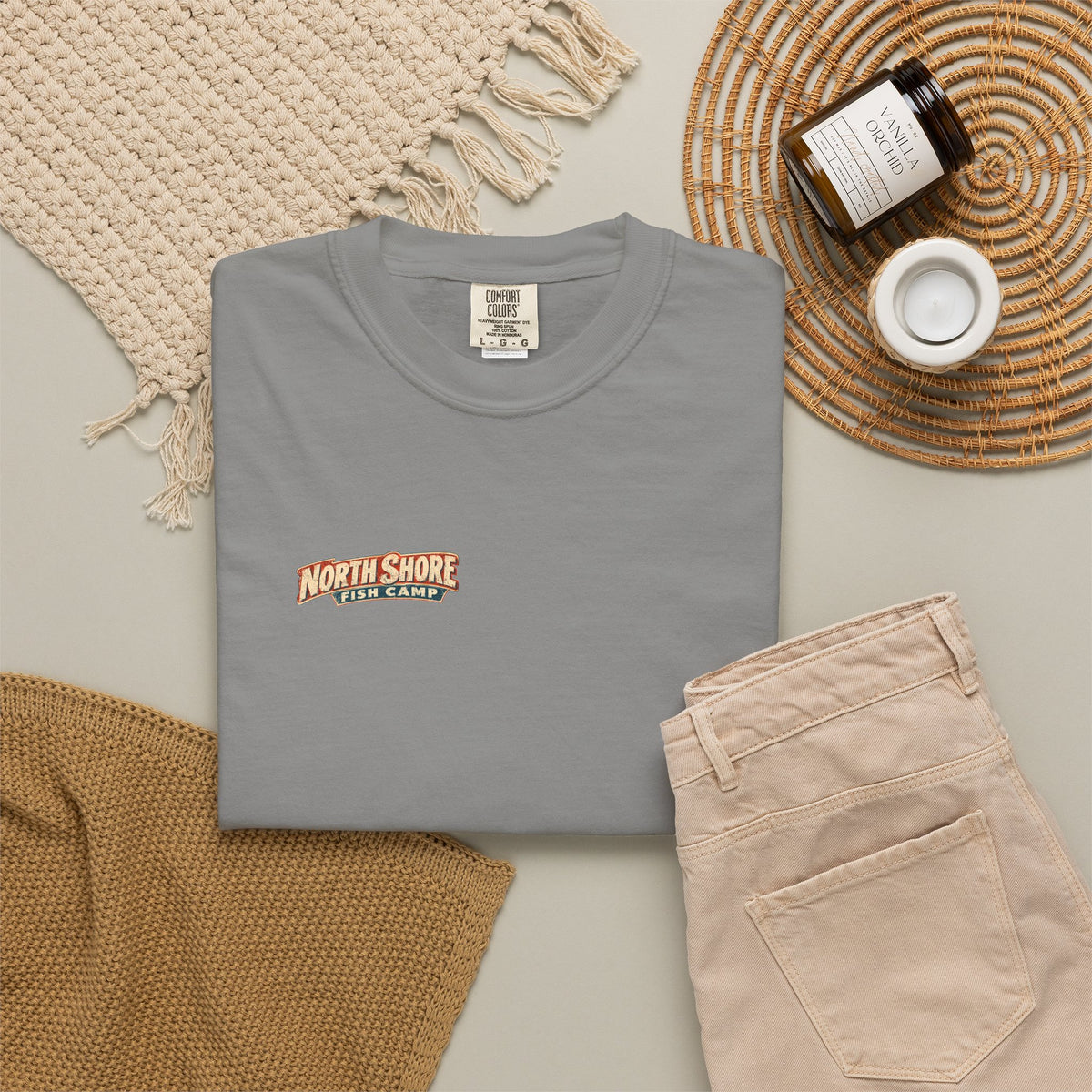 North Shore Fish Camp - Unisex Garment-Dyed T-shirt