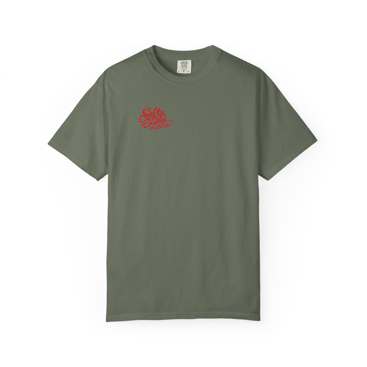 Salty Dog Ice Cream - Unisex Garment-Dyed T-shirt