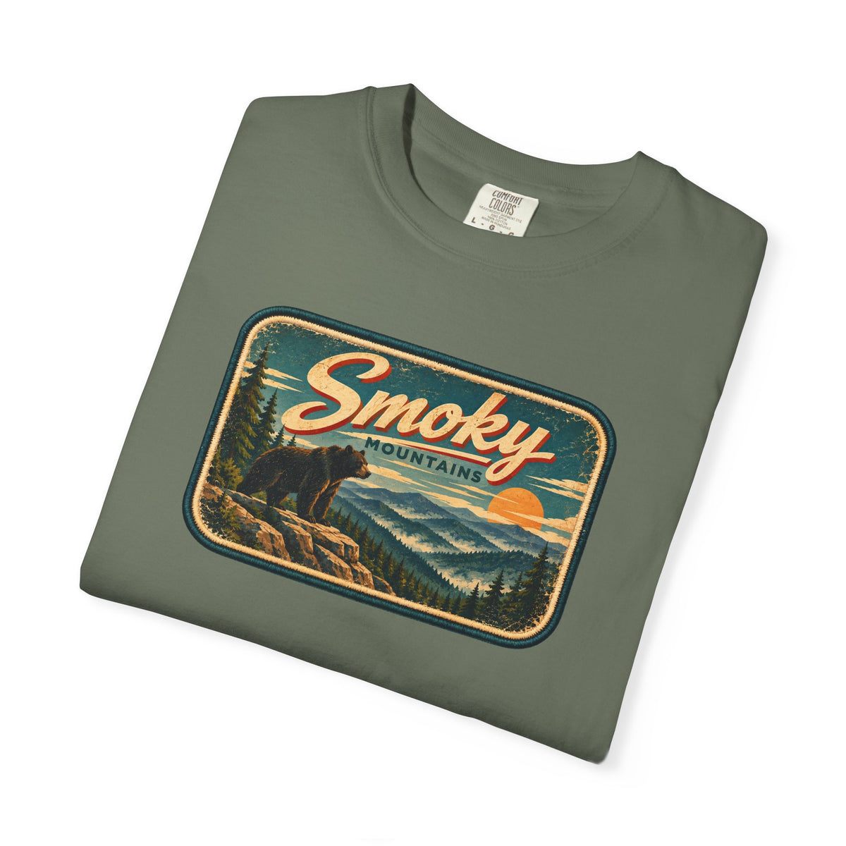 Smoky Mountains - Unisex Garment-Dyed T-shirt