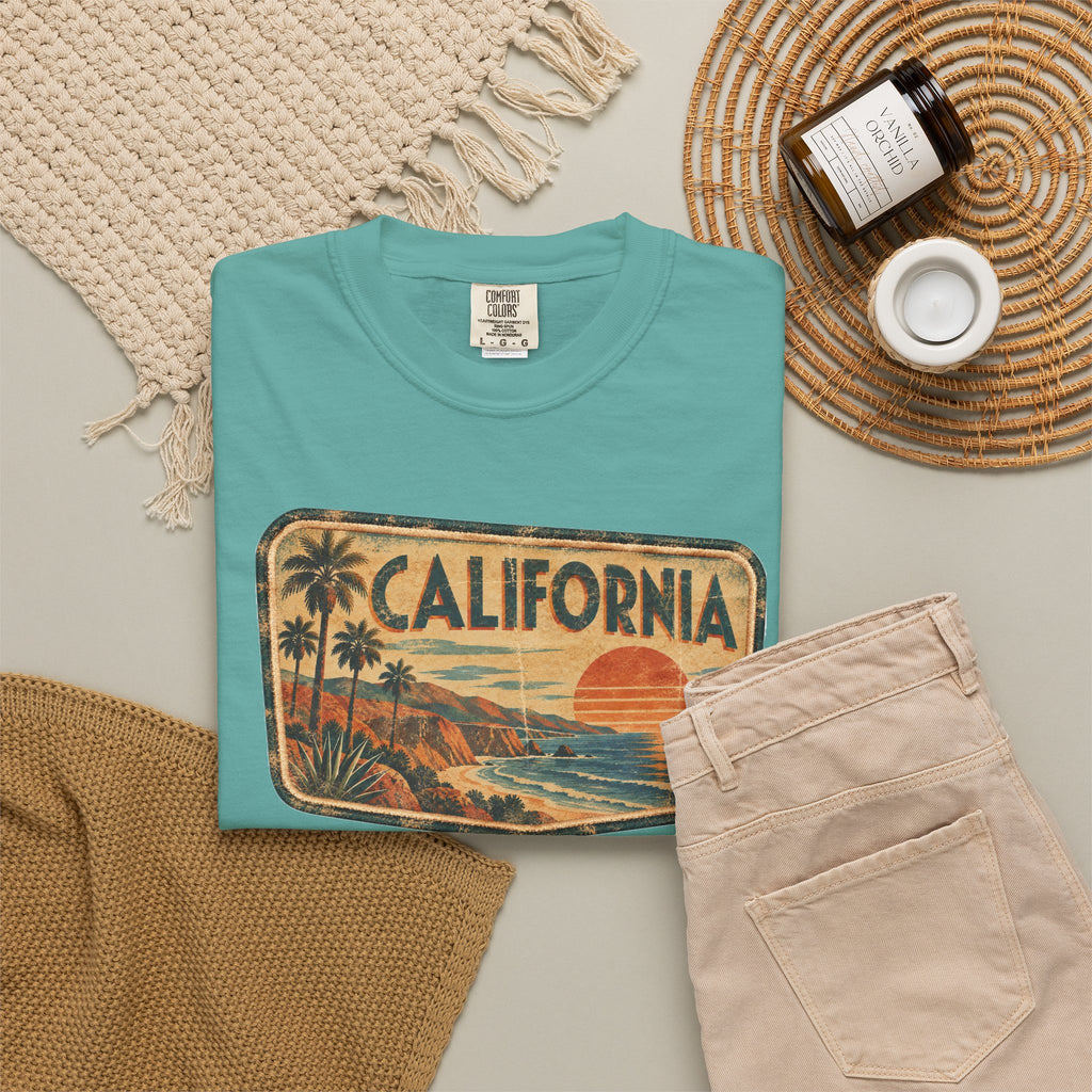 California - Unisex Garment-Dyed T-shirt