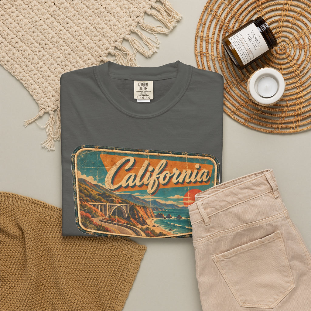 California - Unisex Garment-Dyed T-shirt