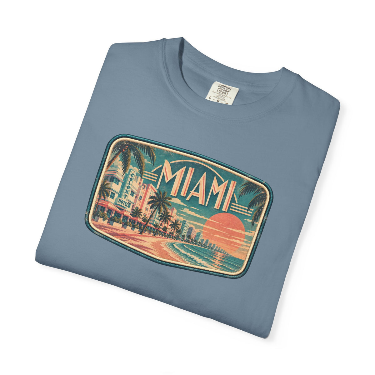 Miami - Unisex Garment-Dyed T-shirt