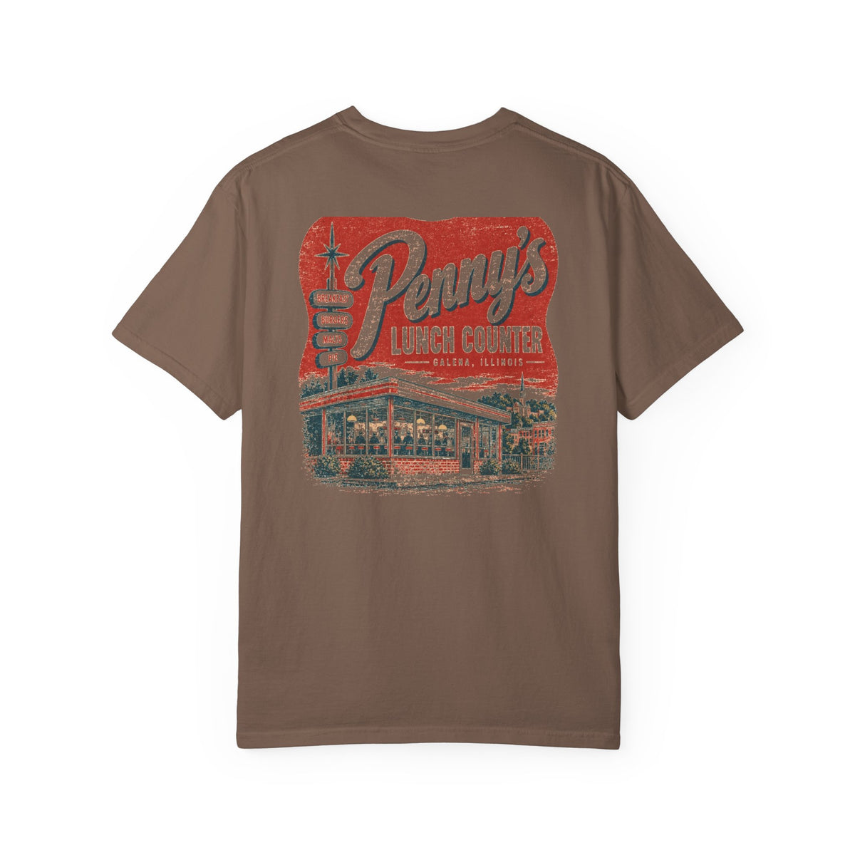 Penny's Lunch Counter - Unisex Garment-Dyed T-shirt