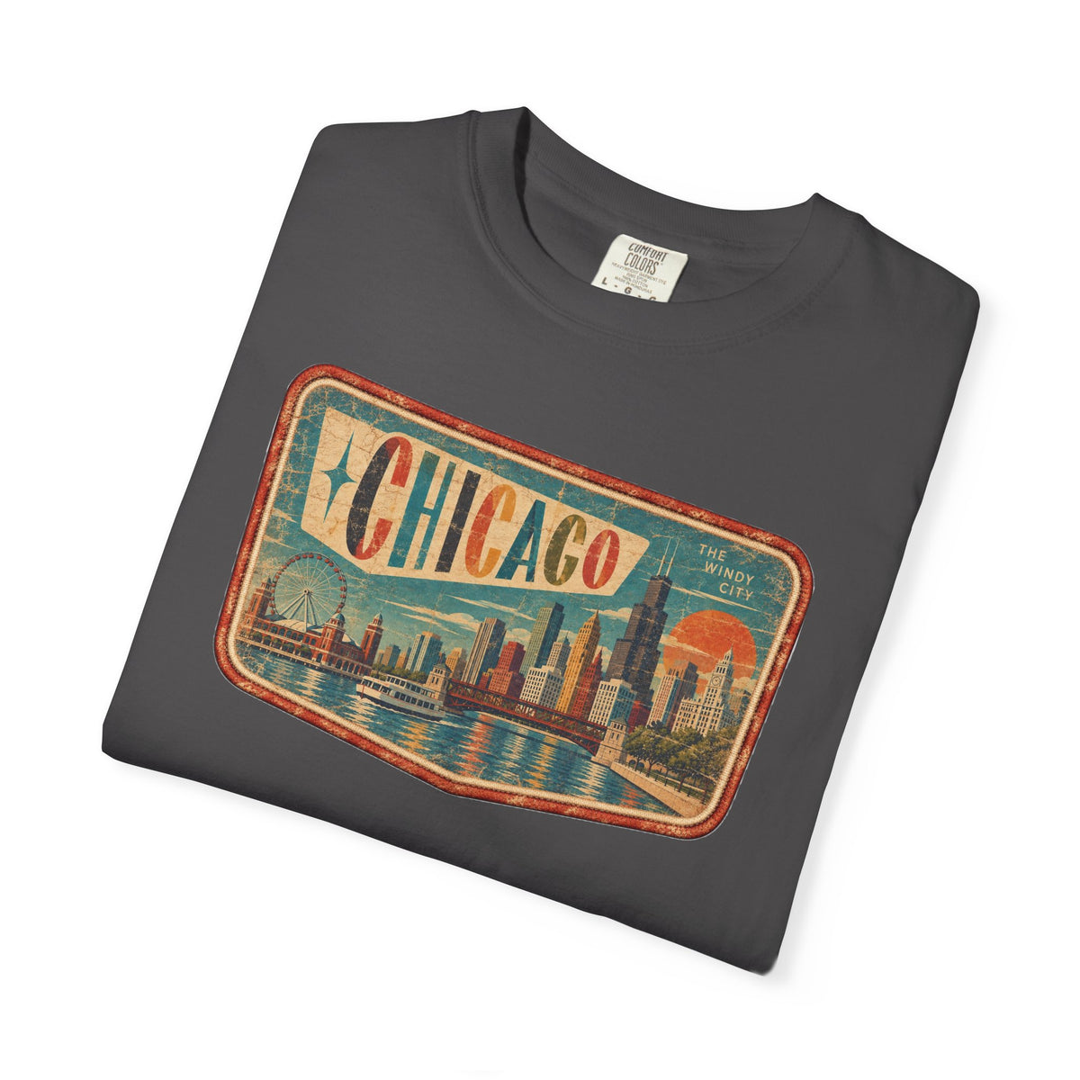 Chicago - Unisex Garment-Dyed T-shirt