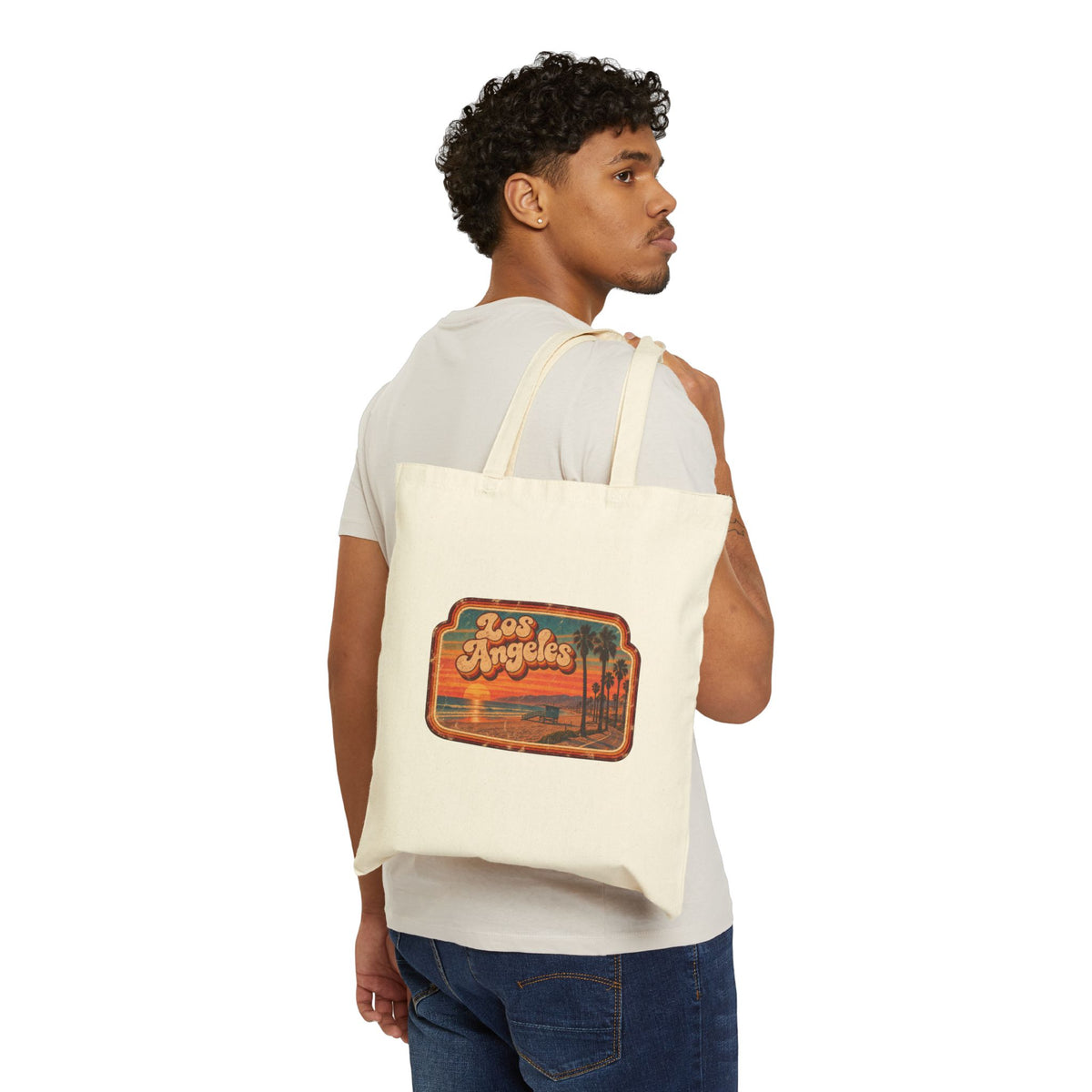 Cotton Canvas Tote Bag - Design 23