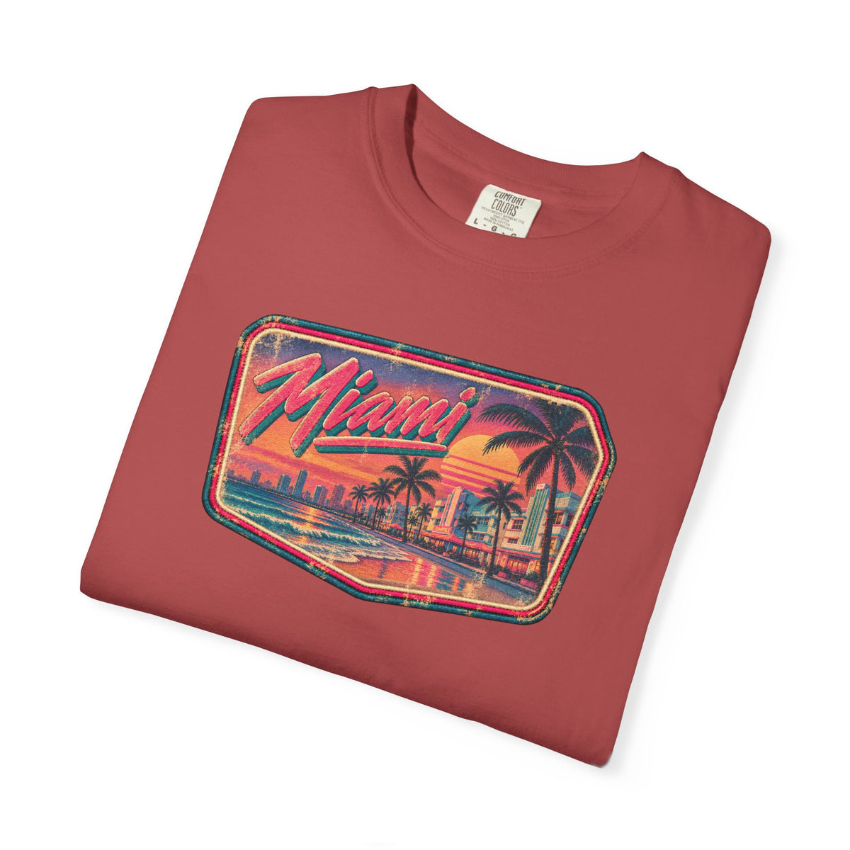 Miami - Unisex Garment-Dyed T-shirt