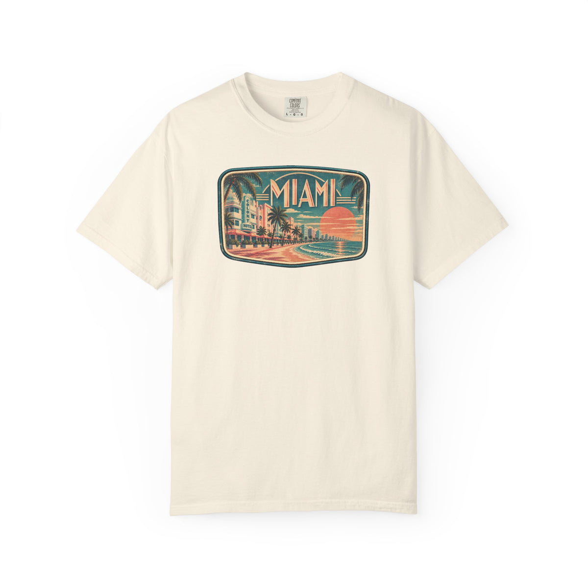 Miami - Unisex Garment-Dyed T-shirt