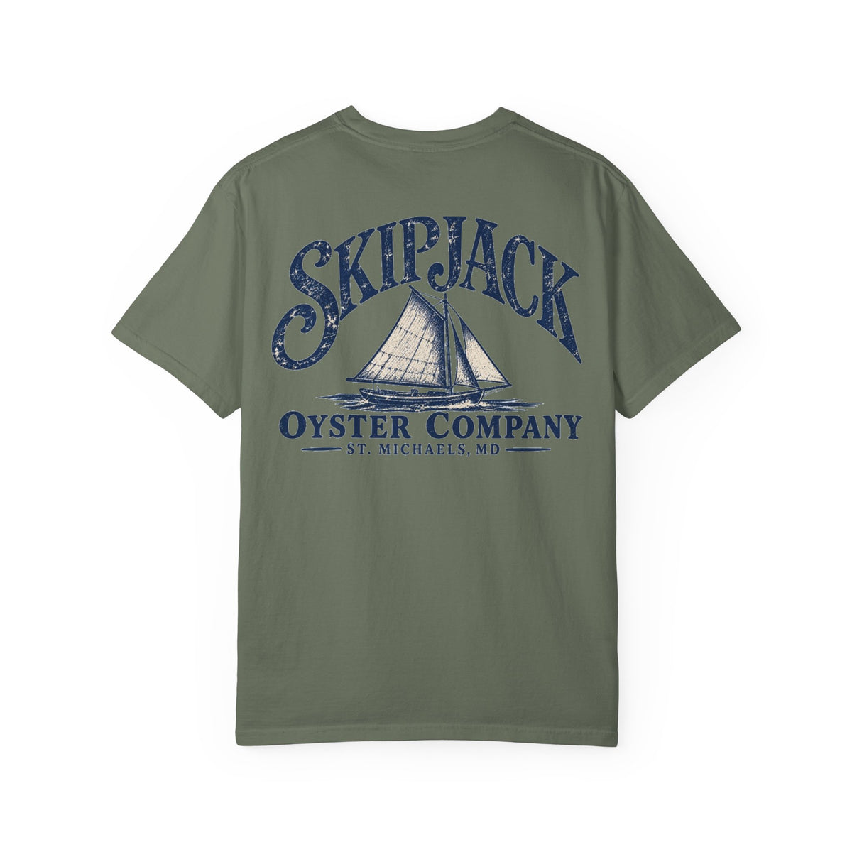 Skipjack Oyster Company - Unisex Garment-Dyed T-shirt