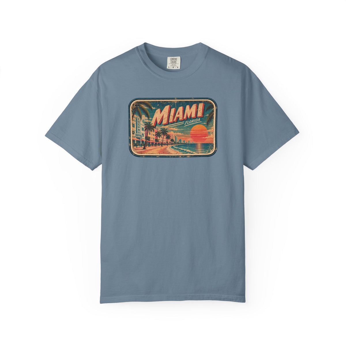 Miami - Unisex Garment-Dyed T-shirt