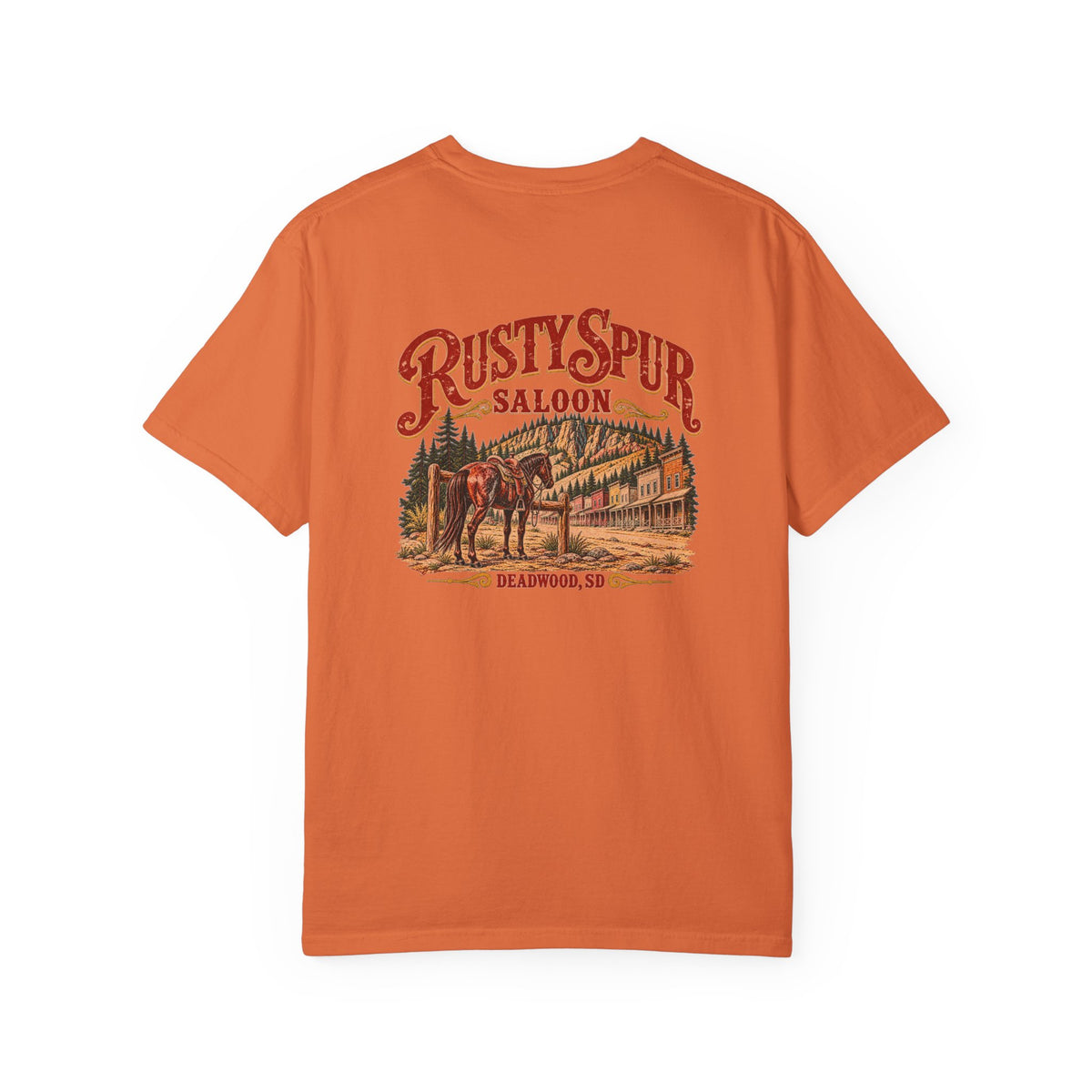 Rusty Spur Saloon - Unisex Garment-Dyed T-shirt