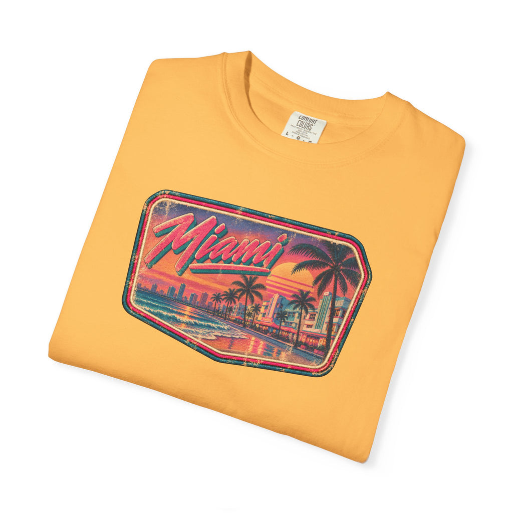Miami - Unisex Garment-Dyed T-shirt