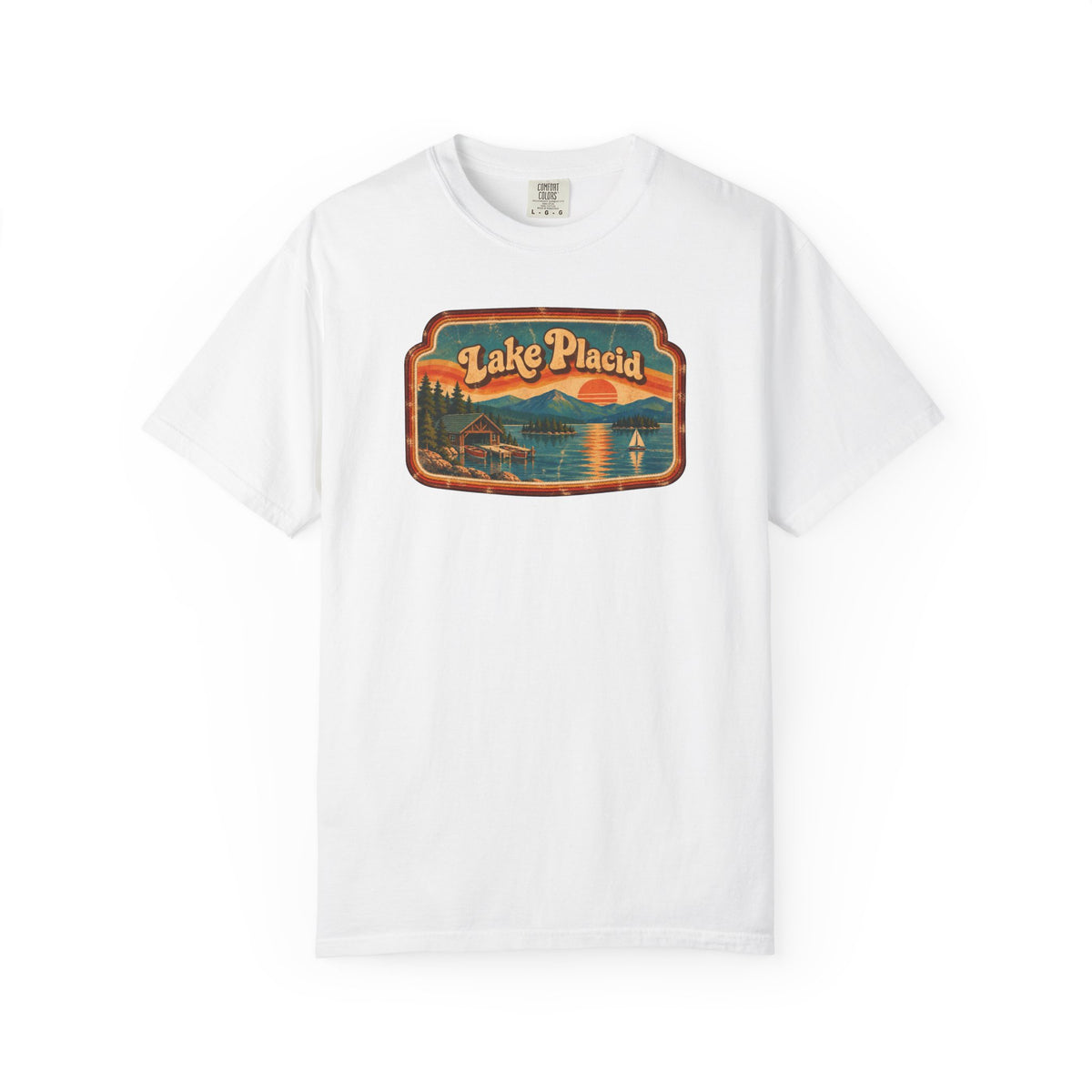 Lake Placid - Unisex Garment-Dyed T-shirt