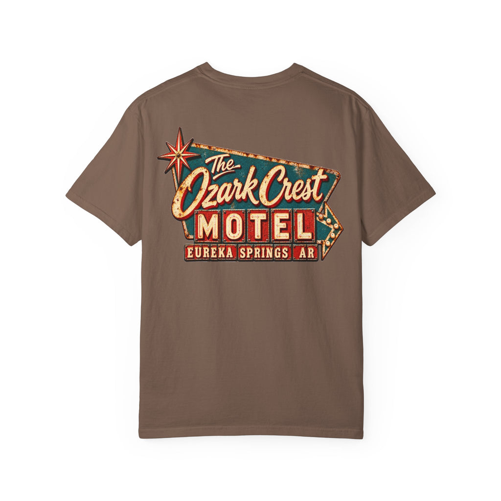The Ozark Crest Motel - Unisex Garment-Dyed T-shirt