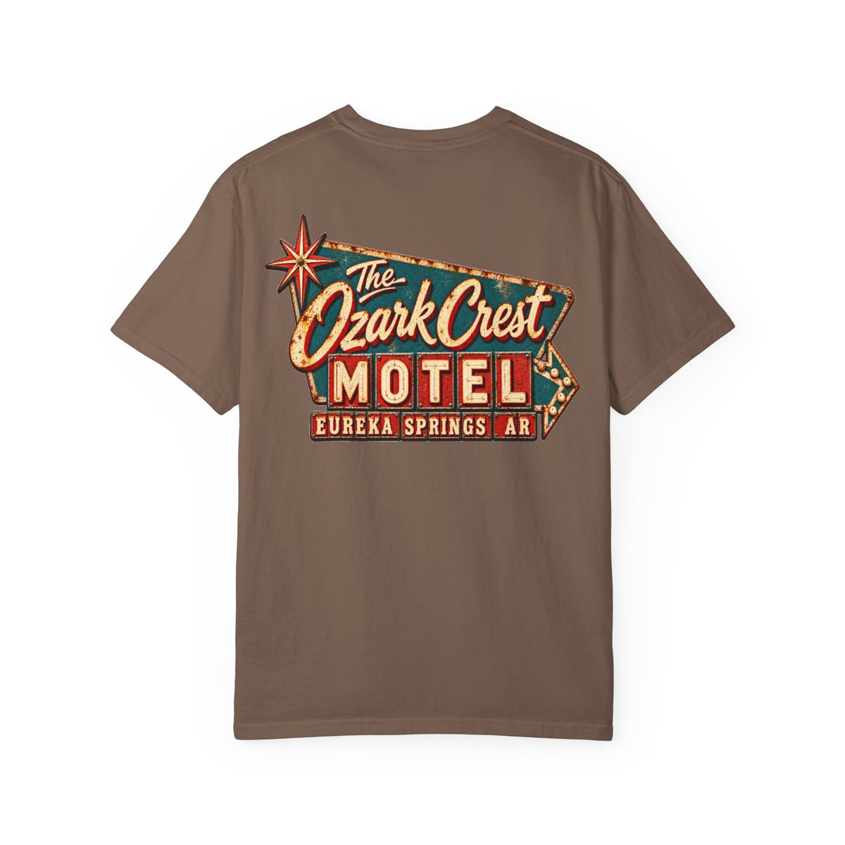 The Ozark Crest Motel - Unisex Garment-Dyed T-shirt