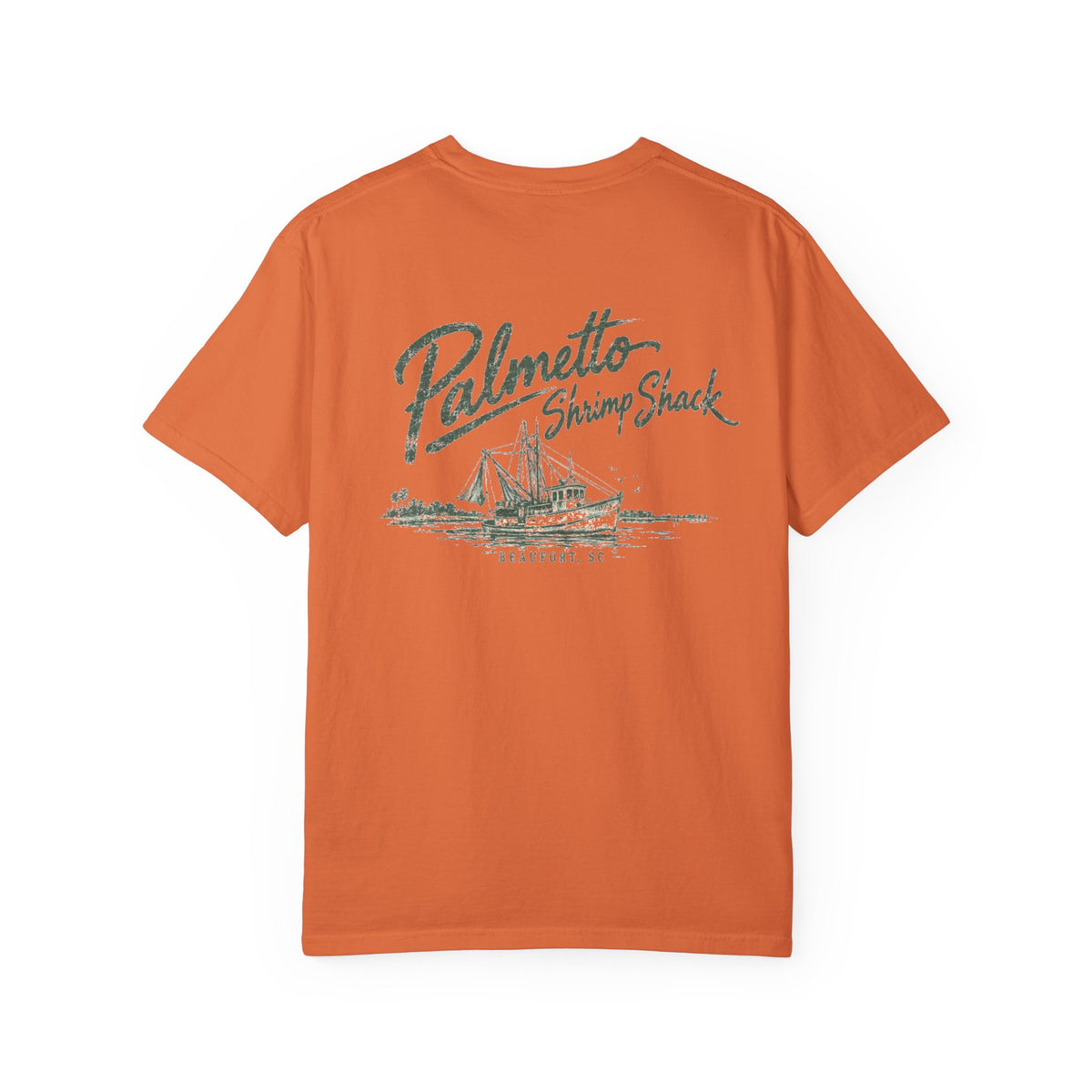 Palmetto Shrimp Shack - Unisex Garment-Dyed T-shirt