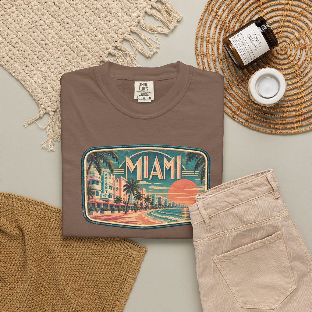 Miami - Unisex Garment-Dyed T-shirt